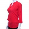 Imported Georgette Top without print - Red