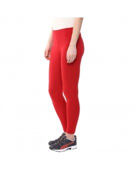 Leggings - Special Women's Cotton Leggings- Red