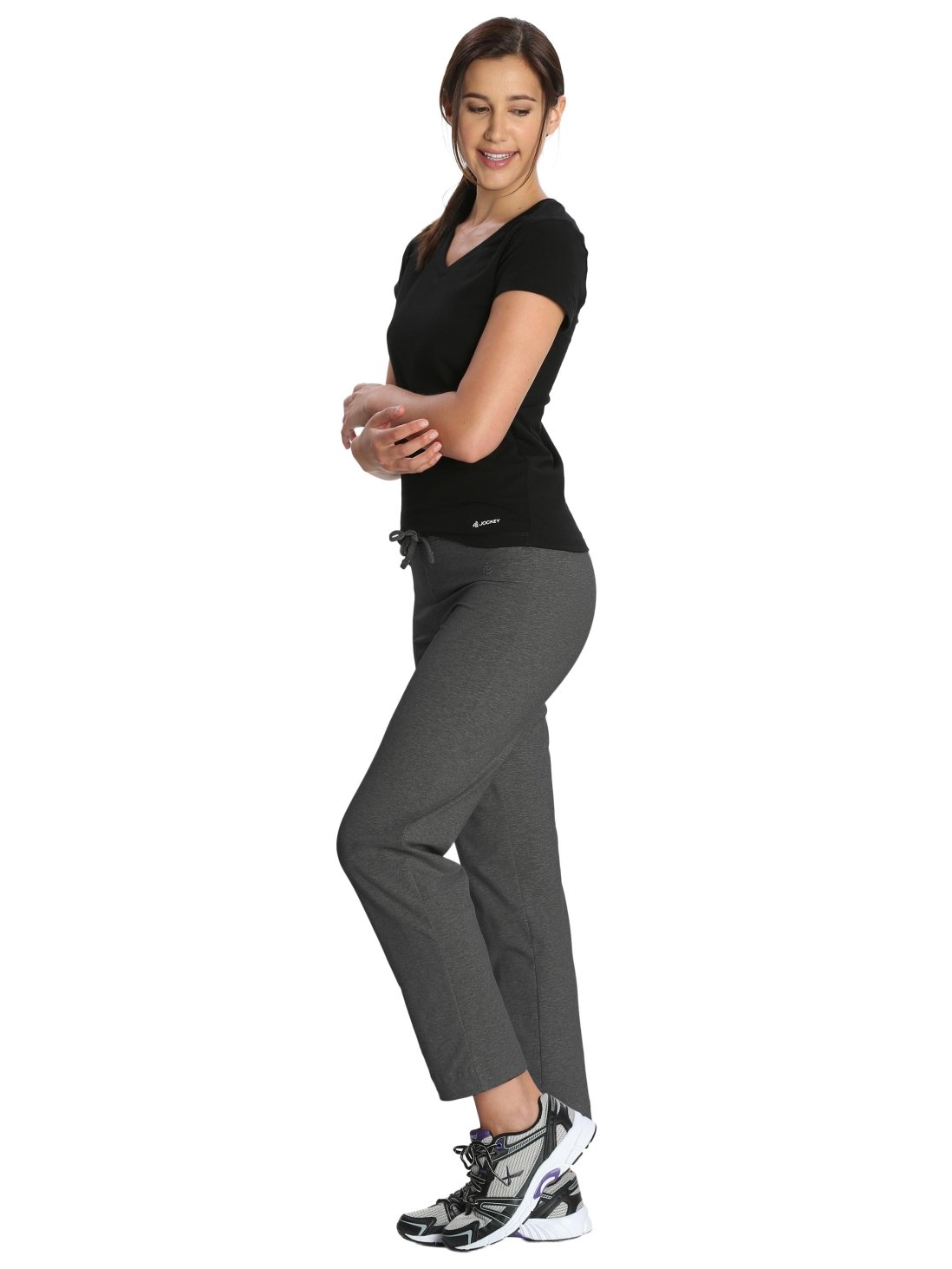 Buy Jockey Charcoal Melange Lounge Pants - Style Number - 1301 online