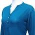 Imported Georgette Top without print - Sea Blue