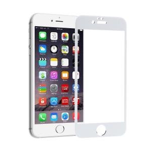 Apple iPhone 6 Plus White Colour HD Crystal Clear 5D Tempered Glass Screen Protector